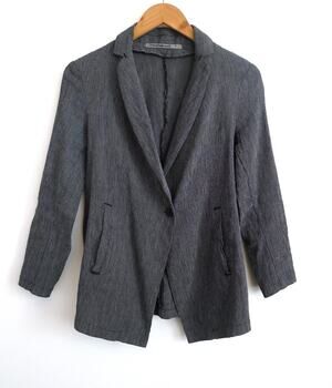TRANSIT PAR SUCH Stretch Linen Packable Blazer Jacket Made in Italy YOOX $560